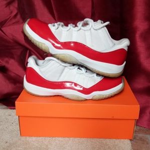 Men's Air Jordan 11 Low Cherry